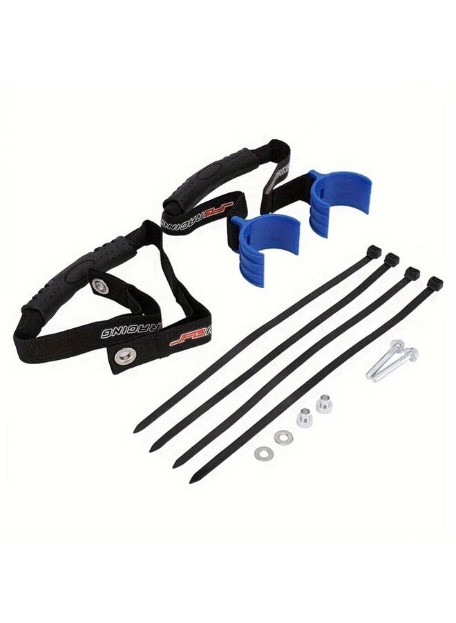 Blue Universal Front Rear Tugger Tow Strap for Dirt Bike Motorcycle Off Road Motocross - Image 1