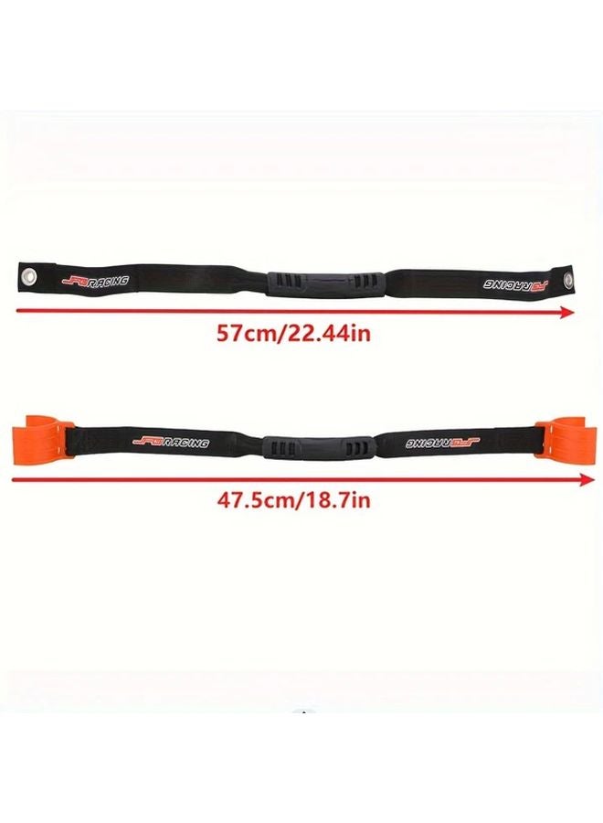 Blue Universal Front Rear Tugger Tow Strap for Dirt Bike Motorcycle Off Road Motocross - Image 3