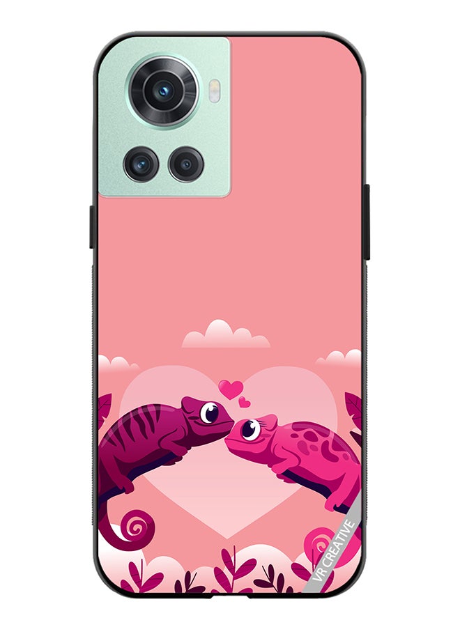 VR CREATIVE Protective Case Cover For OnePlus Ace Love Chameleons Design Multicolour - Image 1