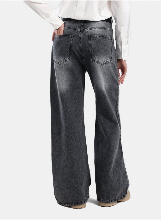 Carina Denim Pants with Button Closure  - Image 3