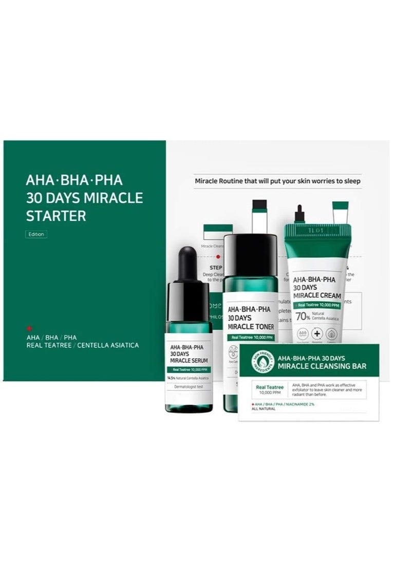 AHA.BHA.PHA 30 DAYS MIRACLE STARTER Clear 30g 30ml10ml 20grams