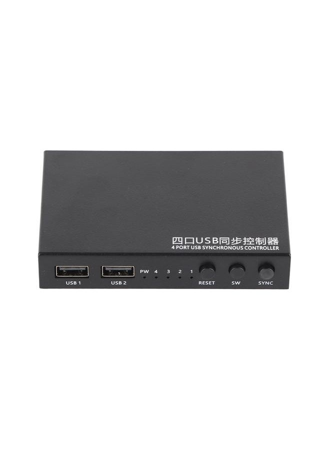 Aimos 1‑for‑4 4 Ports USB Keyboard Mouse Synchronizer Controller KVM Switcher Splitter - pzsku/ZDC8A646A747B0E744EE6Z/45/_/1726480457/f5e0443e-1a5f-4c46-84cf-b18a0d8d1504