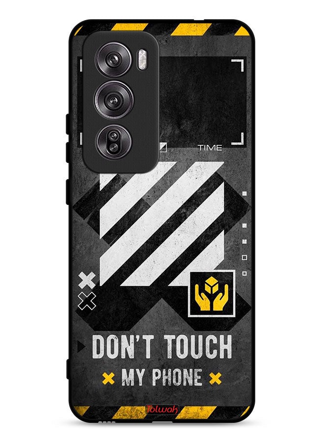 Tolwak Oppo Reno12 Pro 5G Protective Case Cover Do Not Touch My Phone - Image 1