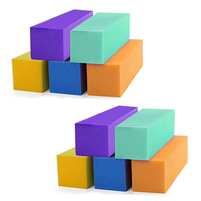 10 Pcs Nail Buffer Block Sanding Sponge Nail Buffers Files Manicure Pedicure Grinding Polishing - Image 3