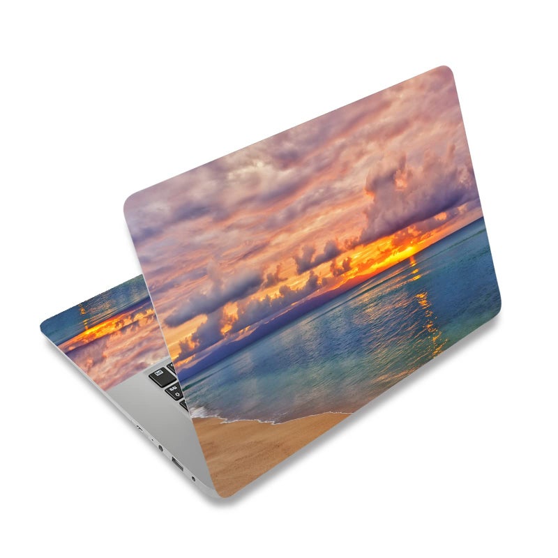 Laptop Skin Vinyl Sticker Decal 12 13 133 14 15 154 156 inch Laptop Skin Sticker Cover Art Decal Protector Fits HP Dell Lenovo Compaq Apple Asus Acer Sunset Glow