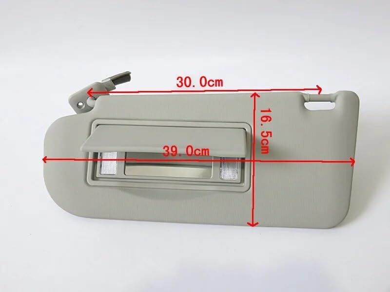 QASULER Car Sun Visor with Make-up Mirror for Mazda 6 - Image 2