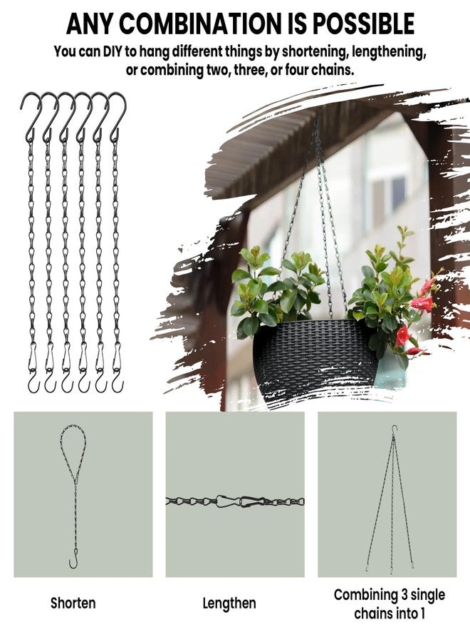 Eucredy Hanging Plant Chains with Hooks for Bird Feeders, Baskets, Planters - Image 2