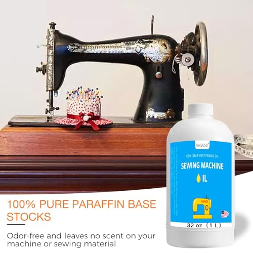 OAIEGSD 32 oz Fine Light Sewing Machine Oil and Lubricant, Commercial & Industrial Mineral Sewing Machine Oil for Lubricating Moving Parts of Textile Machinery, by OAIEGSD - Image 3