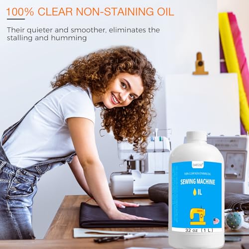 OAIEGSD 32 oz Fine Light Sewing Machine Oil and Lubricant, Commercial & Industrial Mineral Sewing Machine Oil for Lubricating Moving Parts of Textile Machinery, by OAIEGSD - Image 2