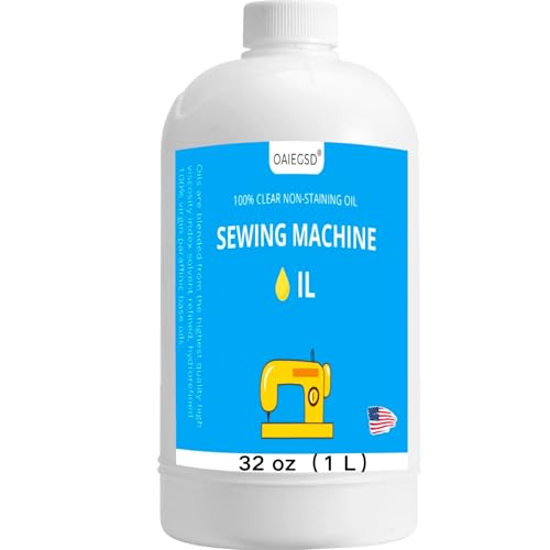 OAIEGSD 32 oz Fine Light Sewing Machine Oil and Lubricant, Commercial & Industrial Mineral Sewing Machine Oil for Lubricating Moving Parts of Textile Machinery, by OAIEGSD - Image 1