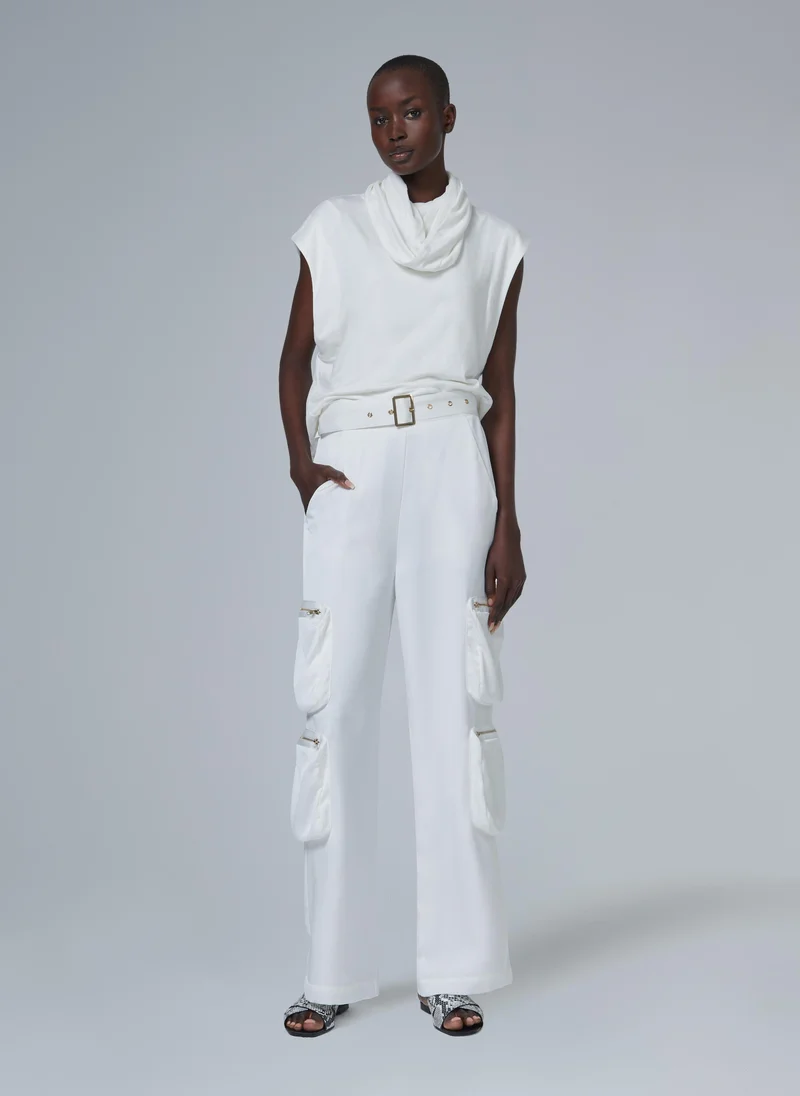 leem Belted Cargo Trousers