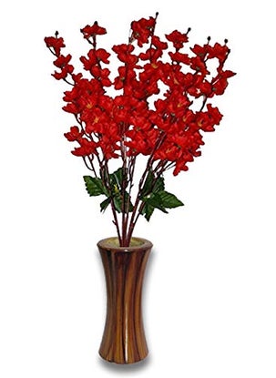 LOGRO LOGRO Pack of 2 Piece Wooden VaseBrown Color Wooden Pot for Home Decoration  - Image 3