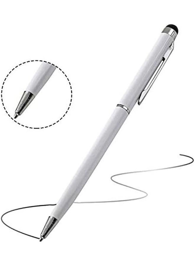 erorex 2In1 Stylus Touch Pen For Iphone Samsung Huawei Honor Microsoft Silver - Image 2