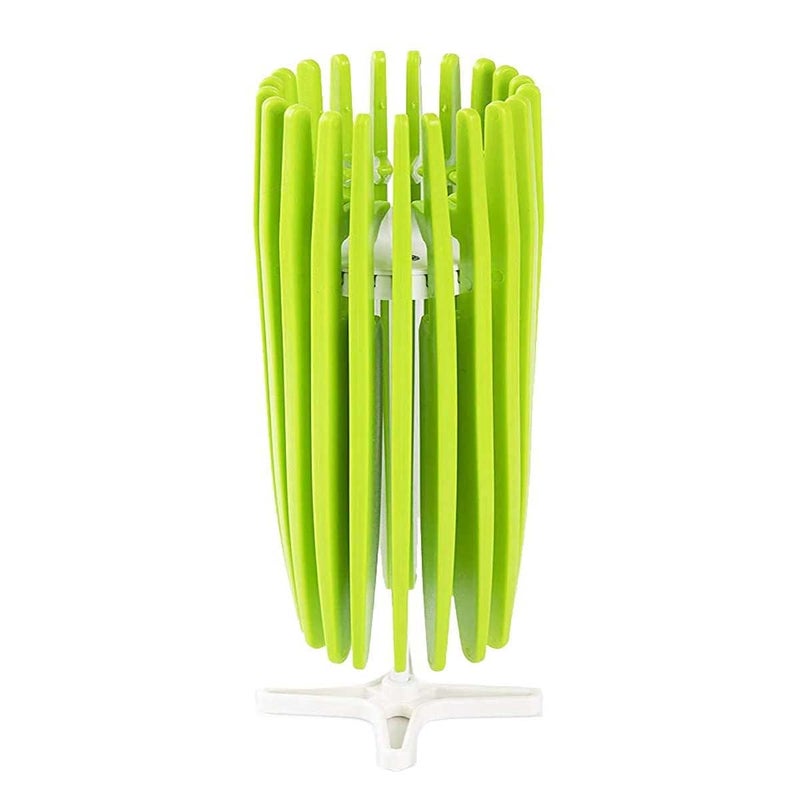 IQS ENTERPRISE MultiPurpose Twisted Foldable Fruit Vegetable net Bowl Fruits and Vegetable Storage Foldable Basket Abs Storage Net Bowl Dining Table Kitchen Home Perfect Basket Holder Stand1 pcs - Image 2