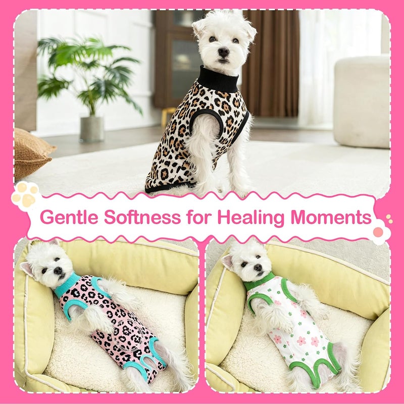 Coppthinktu Pink X-Large Dog Surgery Recovery Suit for Dogs After Surgery, Dog Onesie Bodysuit Neuter Spay Puppy Suits, Male Female Post-Op Surgery Clothes Wounds E-Collar Cone Alternative Anti Licking - Image 4