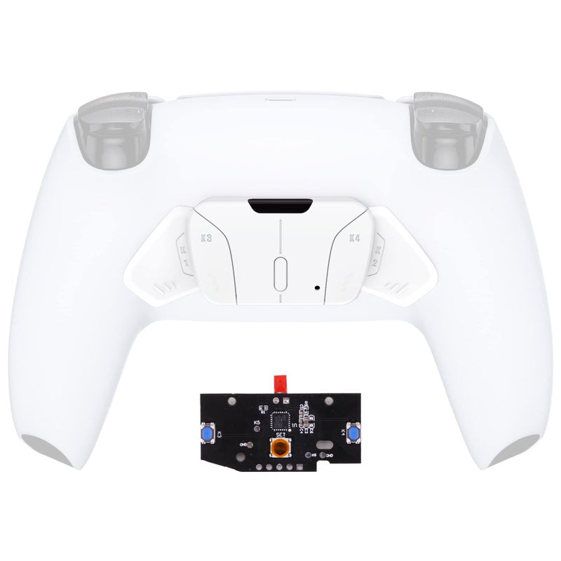 eXtremeRate Turn RISE to RISE4 Kit Redesigned White K1 K2 K3 K4 Back Buttons Housing Remap PCB Board for PS5 Controller eXtremeRate RISE RISE4 Remap kit Controller Other RISE Accessories NOT Included - Image 2