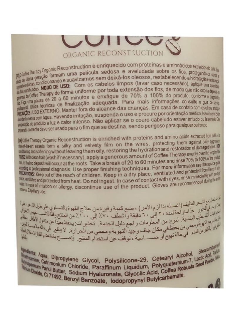 Oxillis cosmetics Oxillis Therapy Plus Coffee organic Reconstruction 1000 ml  - Image 2