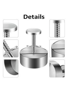Oasisgalore Adjustable Burger Press Hamburger Patty Maker Press Mold for Beef Meat Homemade Burgers  - Image 5