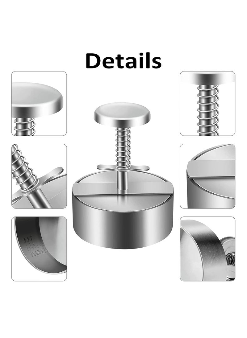 Oasisgalore Adjustable Burger Press Hamburger Patty Maker Press Mold for Beef Meat Homemade Burgers  - Image 5