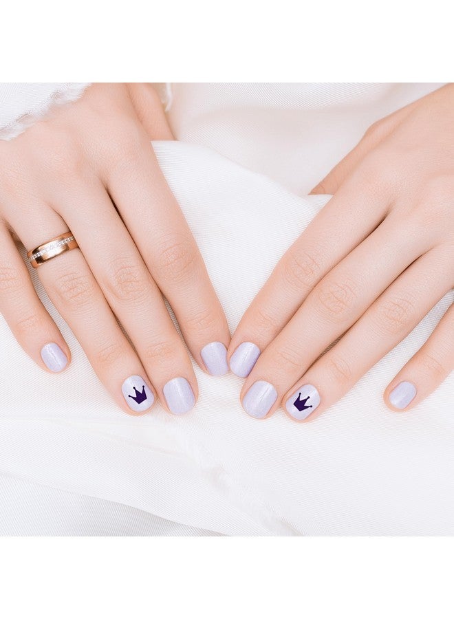 Comet Busters Self Adhesive Cute Nail Decoration Decals, Nail Art Stickers (Lilac) (NAO005) - Image 5