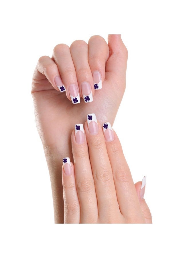 Comet Busters Self Adhesive Cute Nail Decoration Decals, Nail Art Stickers (Lilac) (NAO005) - Image 4