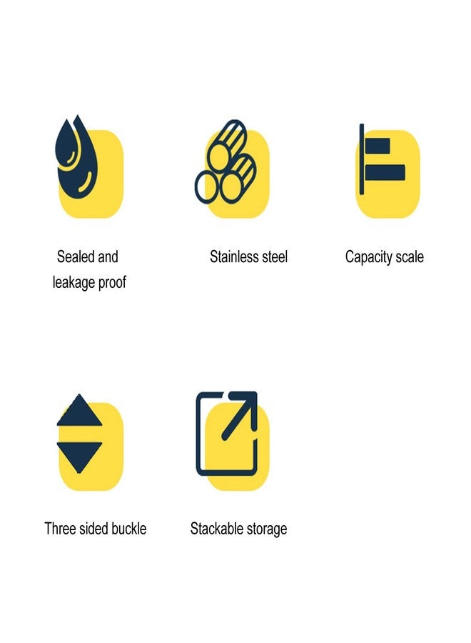 Fockety Airtight Dog Food Storage Container, Stainless Steel Food Canister with Lid and Sturdy Locking Clamp, Dog Cat Bird and Other Pet Food Storage Bin for Rice, Cereral, Grain, Flour - Image 2