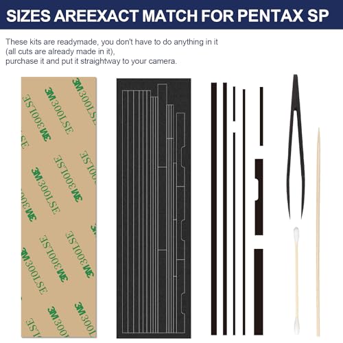 eTone Pre-Cut Light Seal Foam Sponge Kits Repair for Asahi Pentax Spotmatic SP/SPII/SPF/Pentax K1000 Film Camera. - Image 2
