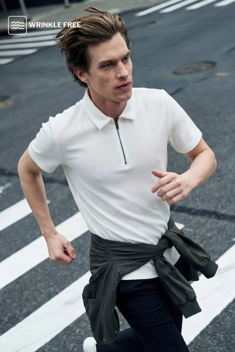 Defacto Regular Fit Pleat Polo T-Shirt