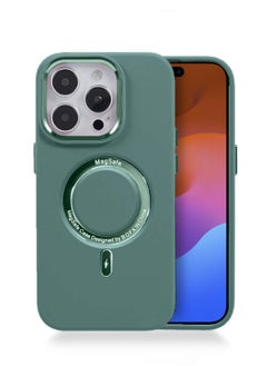 Premium Electroplated MagSafe Silicone Case Cover for Apple iPhone 15 Pro  - Ultimate Shock Absorption, Secure Grip, and Anti-Slip Design