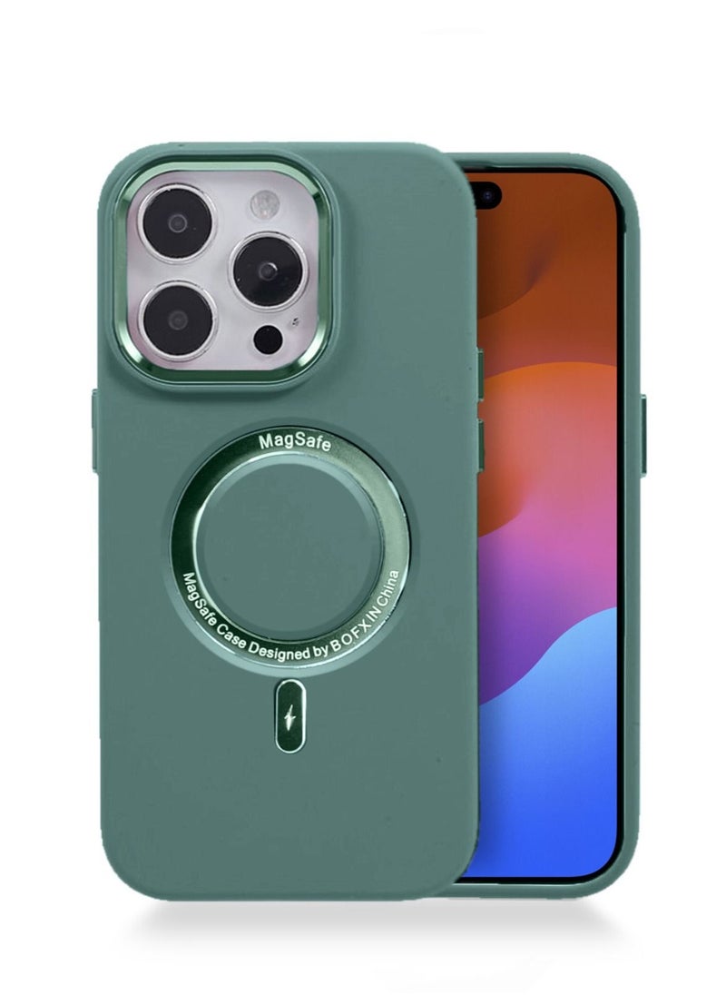 Techie - Premium Electroplated MagSafe Silicone Case Cover for Apple iPhone 15 Pro  - Ultimate Shock Absorption, Secure Grip, and Anti-Slip Design - Image 1