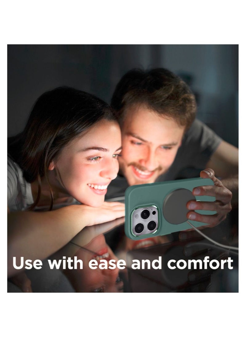 Techie - Premium Electroplated MagSafe Silicone Case Cover for Apple iPhone 15 Pro  - Ultimate Shock Absorption, Secure Grip, and Anti-Slip Design - Image 1