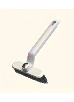 QUALITY 2-in-1 Rotating Cleaning Brush - Durable Purple Plastic, 360° Hard Bristle, V-Shaped Connector for Bathroom Tile & Wall Gap Cleaning  - Image 1