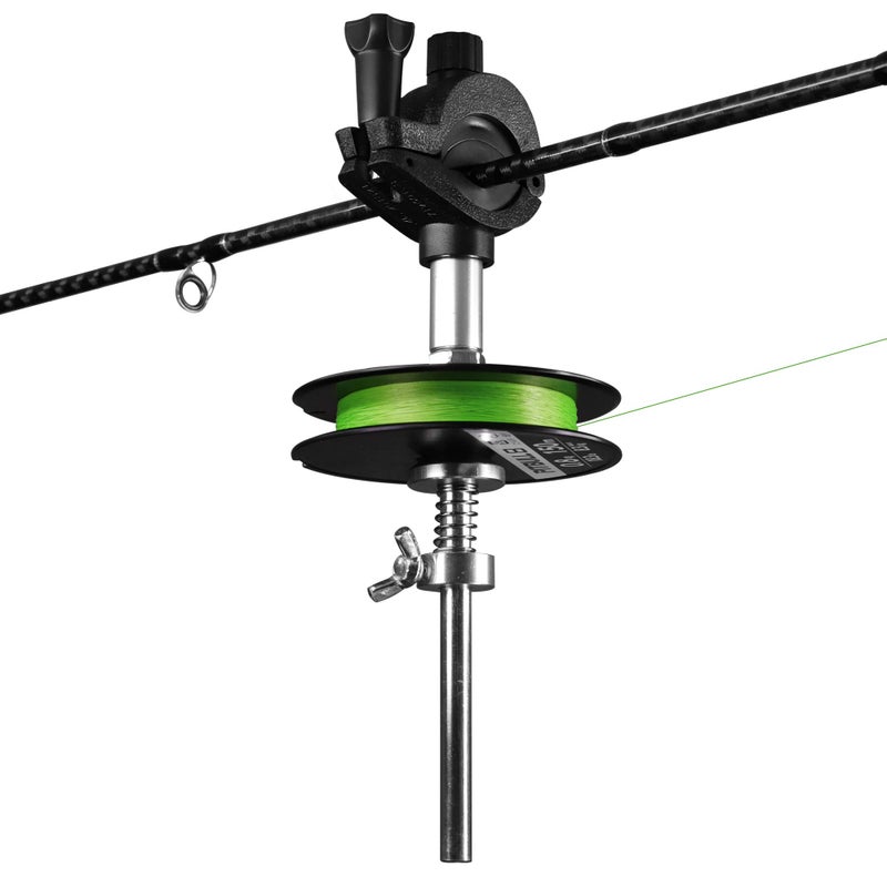 THKFISH Fishing Line Spooler Winder Mini Line Spooler Fishing Rod Reel Spooling Station System Fishing Pole Clamp - Image 1