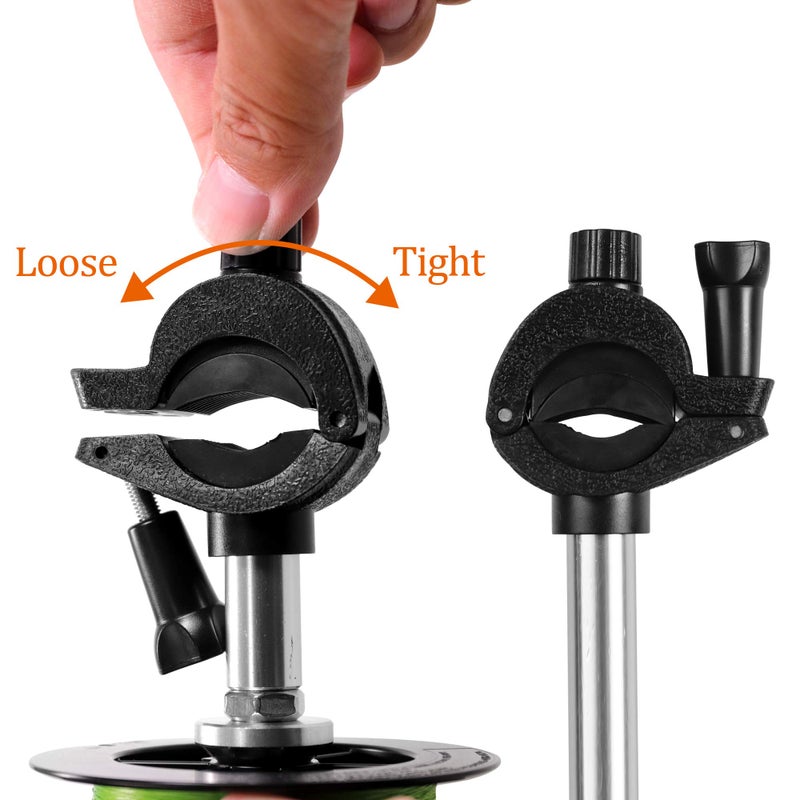 THKFISH Fishing Line Spooler Winder Mini Line Spooler Fishing Rod Reel Spooling Station System Fishing Pole Clamp - Image 5