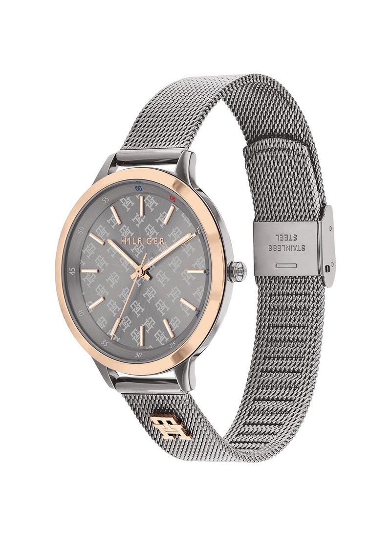 TOMMY HILFIGER - Women's Analog Round Shape Stainless Steel Wrist Watch 1782587 - 36 Mm - Image 1