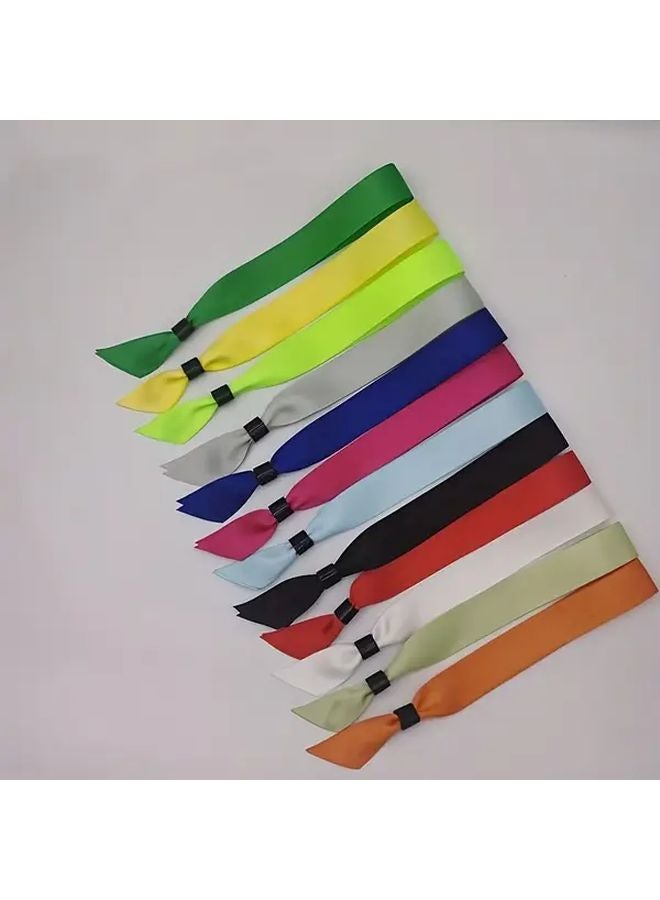 Black Solid Color Wristbands For Concert Party Exhibition Entrance Check In - Image 2