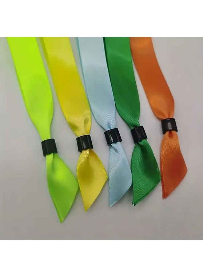 Black Solid Color Wristbands For Concert Party Exhibition Entrance Check In - Image 3
