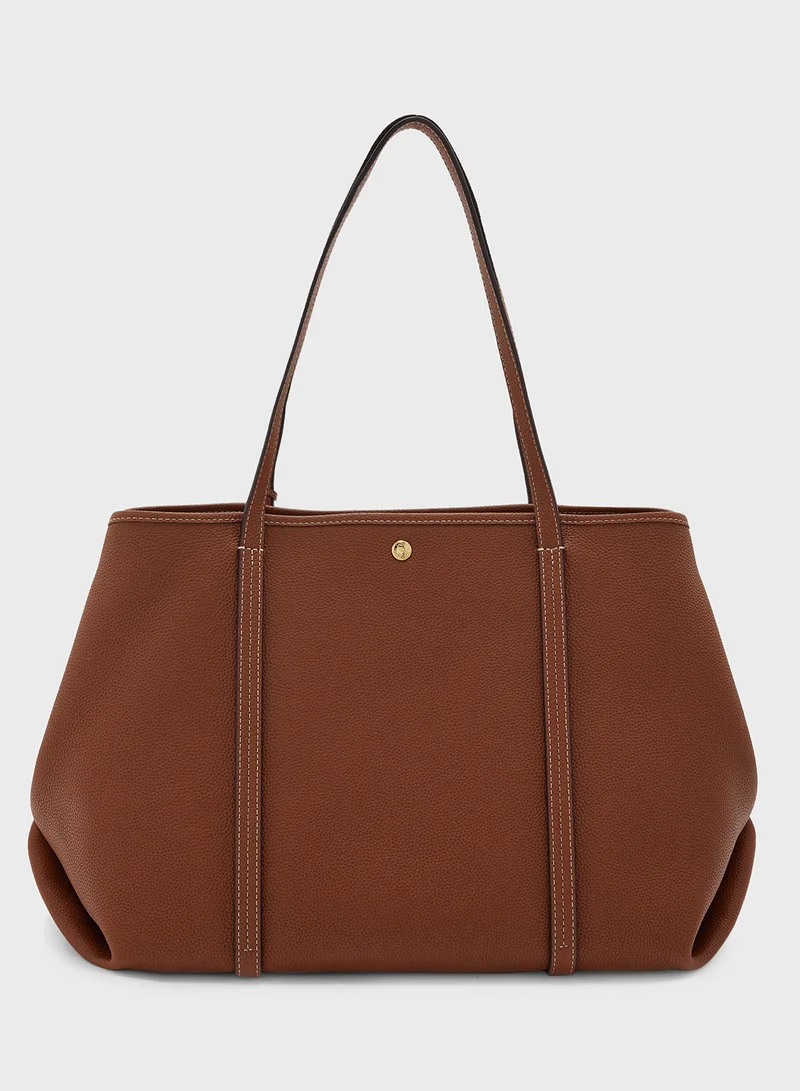 لورين رالف لورين LOGO DETAILED EMERIE TOTE
