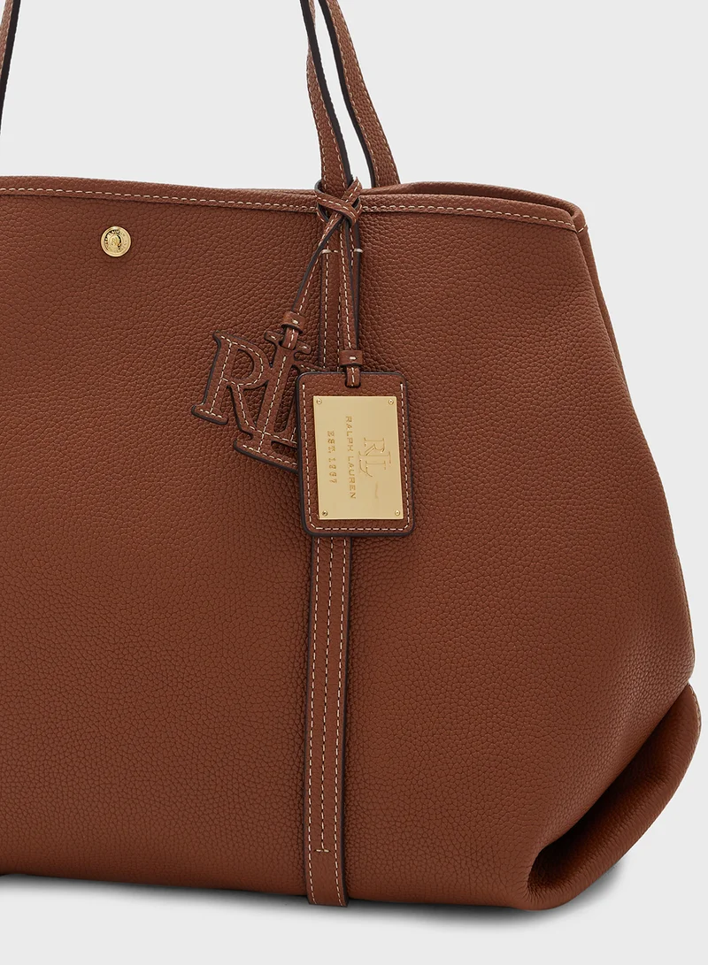 لورين رالف لورين LOGO DETAILED EMERIE TOTE