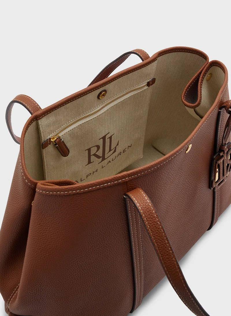 لورين رالف لورين LOGO DETAILED EMERIE TOTE