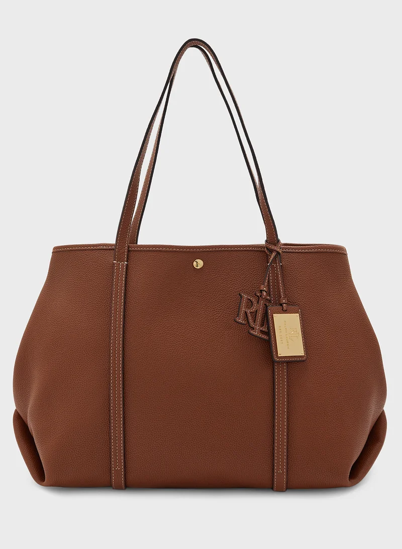 لورين رالف لورين LOGO DETAILED EMERIE TOTE