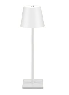 Levin Germany LEVIN Cordless LED Table Lamp – USB Rechargeable, 360° Shadowless Lighting, 3 Color Modes, Portable Aluminum Acrylic Design for Home, Garden, Restaurant, Hotel – 5W, White, 1-Year Warranty  - Image 1