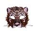 Hosfairy 1Pcs Halloween Animal Tiger Mask Animal Tiger Half Face Mask for Halloween Christmas Easter Masquerade Party Cosplay Props Tiger Mask - Image 3