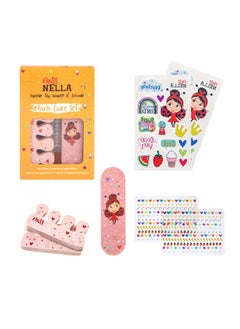 Miss NELLA MISS NELLA Kids Bag of Wonders, Makeup & Nail Polish Set Safe and Fun Gift - Hypoallergenic, Dermatologically Tested Kid-Friendly, Non-Toxic, Cosmetic Bag Included - Special Edition  - Image 3