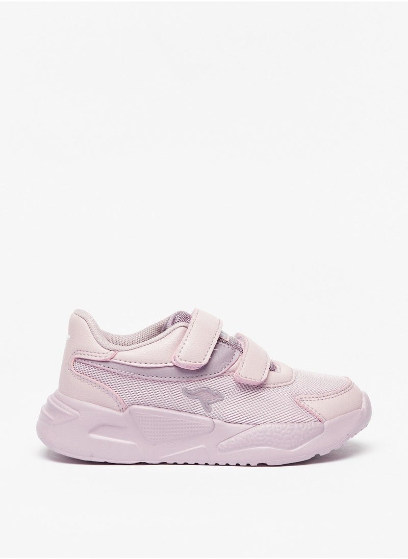kangaROOS - Girls Textured Sneakers with Hook and Loop Closure - Image 1