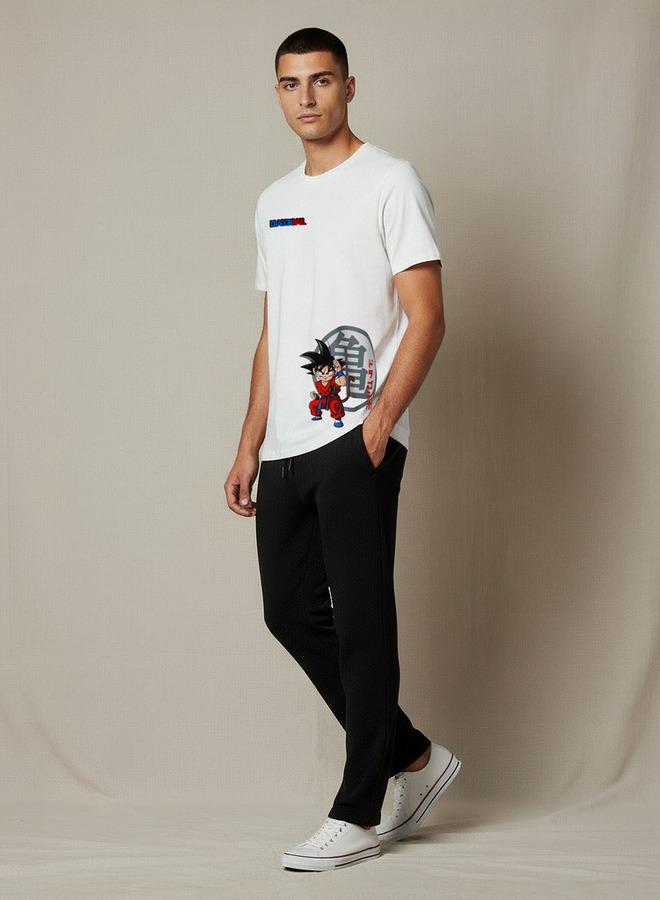 SP Characters Men Regular Fit Crew Neck Short Sleeve Dragon Ball Print T-shirt - Image 2