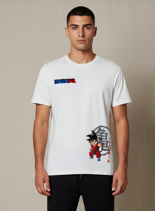 SP Characters Men Regular Fit Crew Neck Short Sleeve Dragon Ball Print T-shirt - Image 1