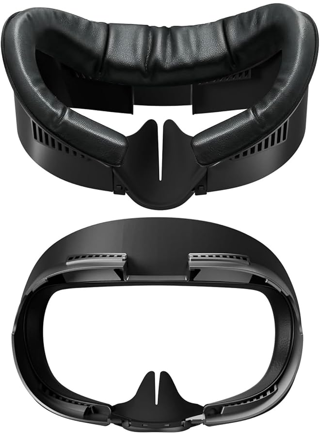 X spring Quest Face Pad Face Cover Pad Facial Interface With Vr Accessories For Meta Quest 3 With Soft Pu Face Cushion Pad Replacement Comfortabe Sponge Reduce Head Pressure Immersive Gaming - Image 1