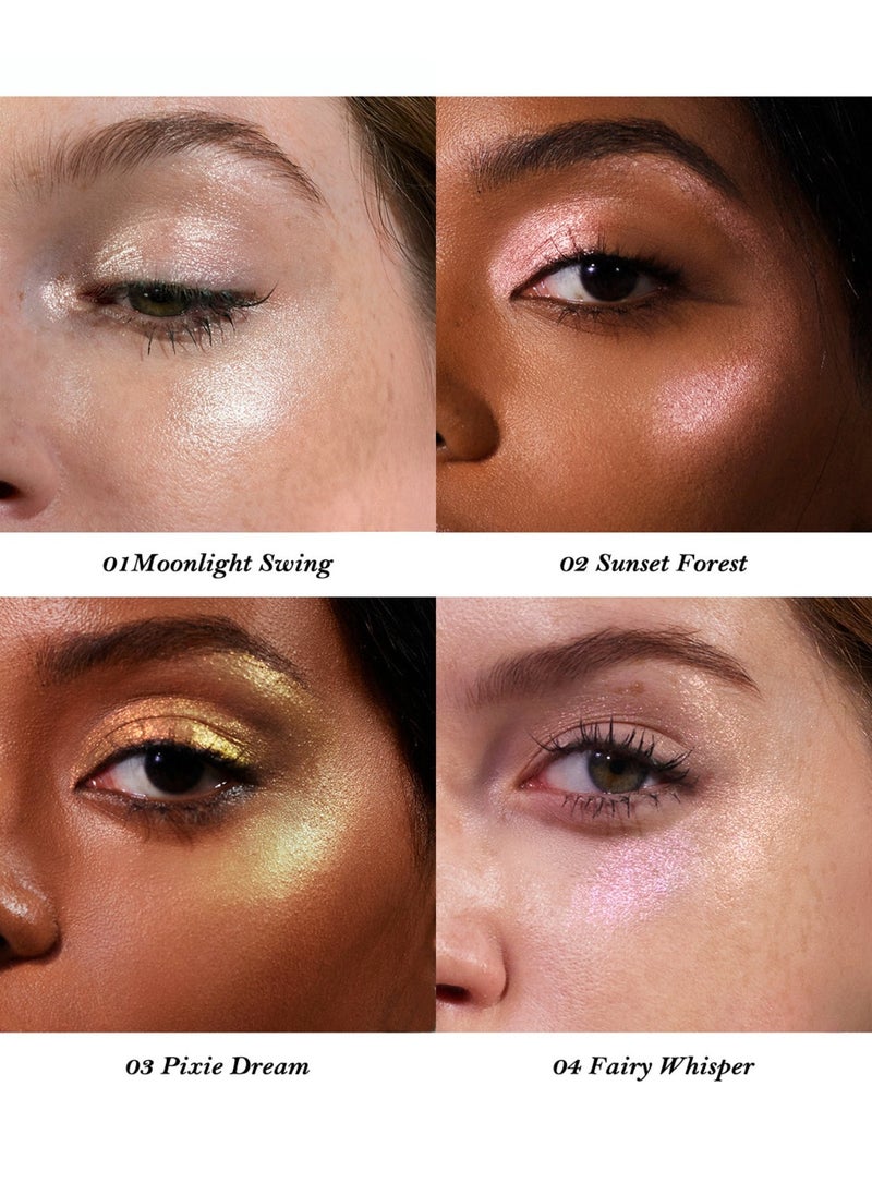 Flower Knows Midsummer Fairytales Liquid Highlighter (Multichrome)-02 Sunset Forest  - Image 4