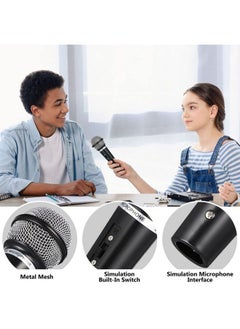 Toyvian Pretend Microphone Toy Fake Microphone Prop Play Microphone Toys For Karaoke Fun Birthday Party Favors Or Costume Prop Microphone  - Image 5
